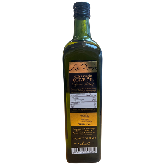 1 Litre Spanish organic olive oil - Aspontis