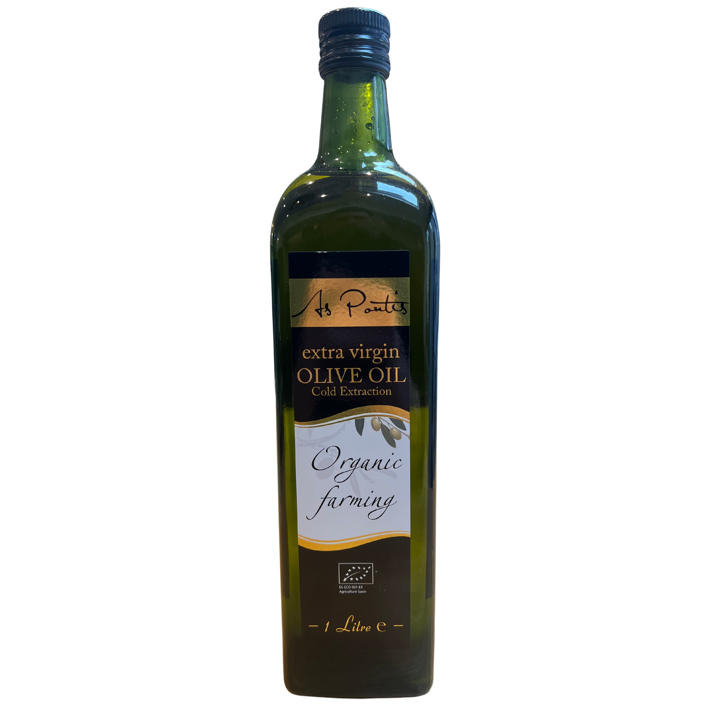 1 Litre Spanish organic olive oil - Aspontis