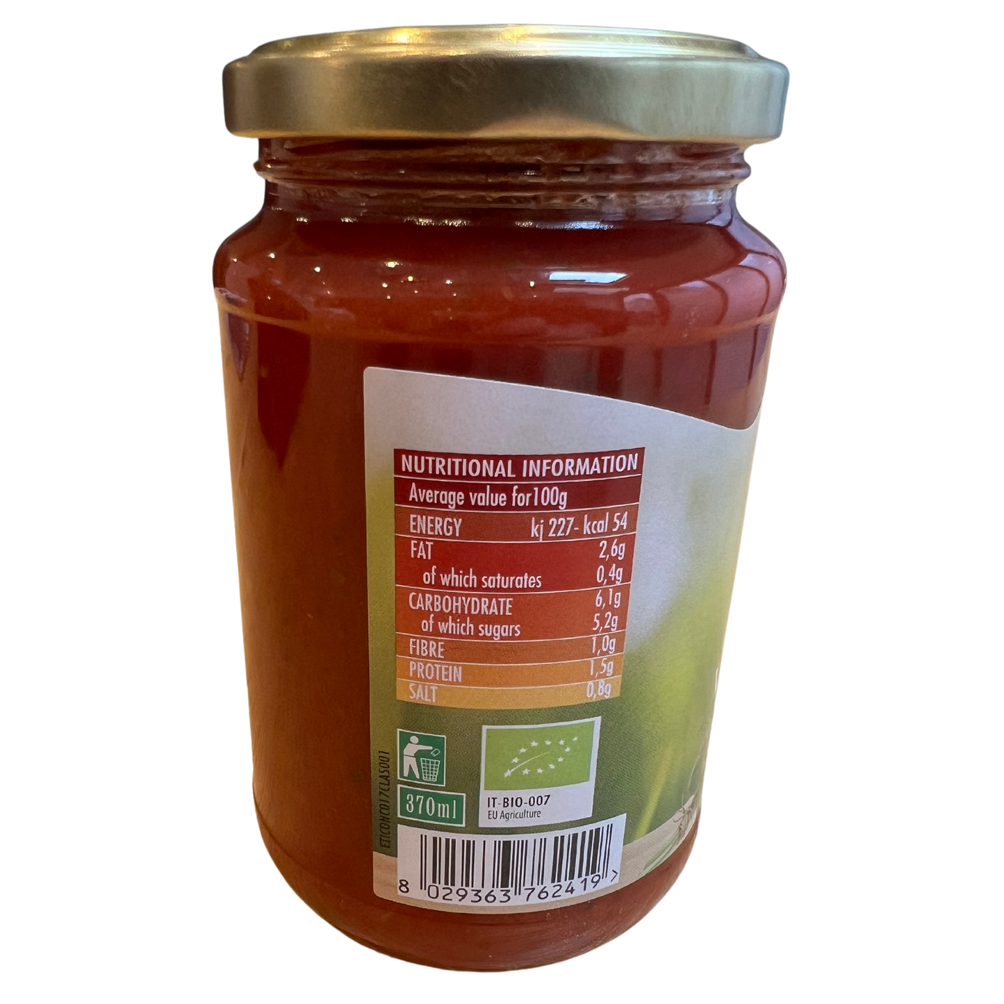350g Italian organic vegetarian bolognese sauce - Classico