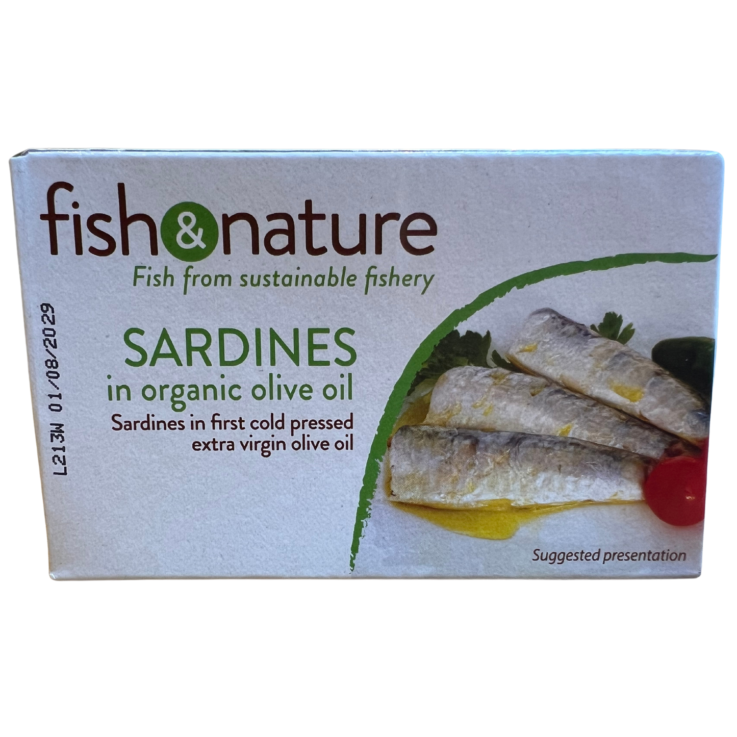 125g Sardines in Organic Olive Oil - Fish & Nature
