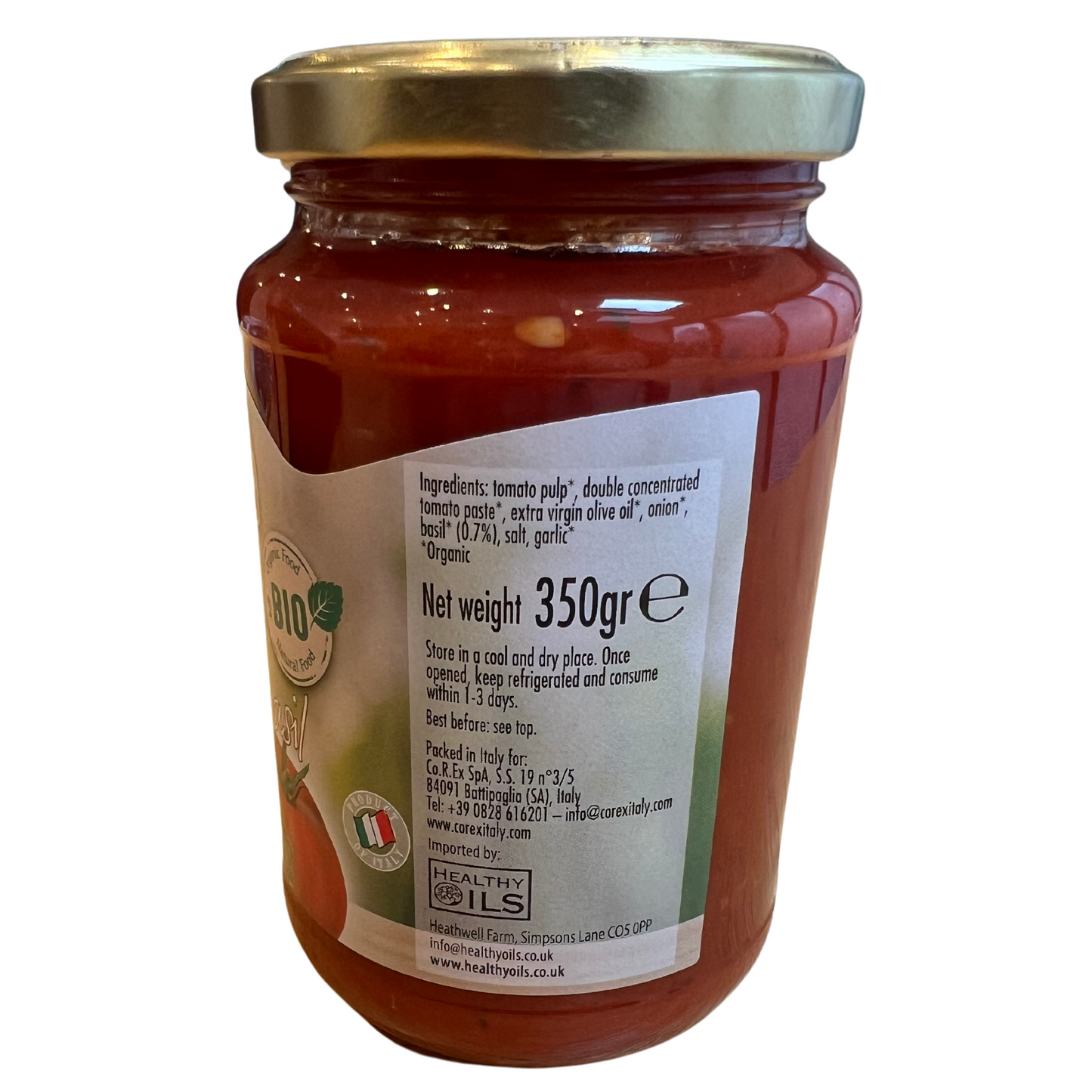 350g Italian organic tomato & basil sauce - Classico