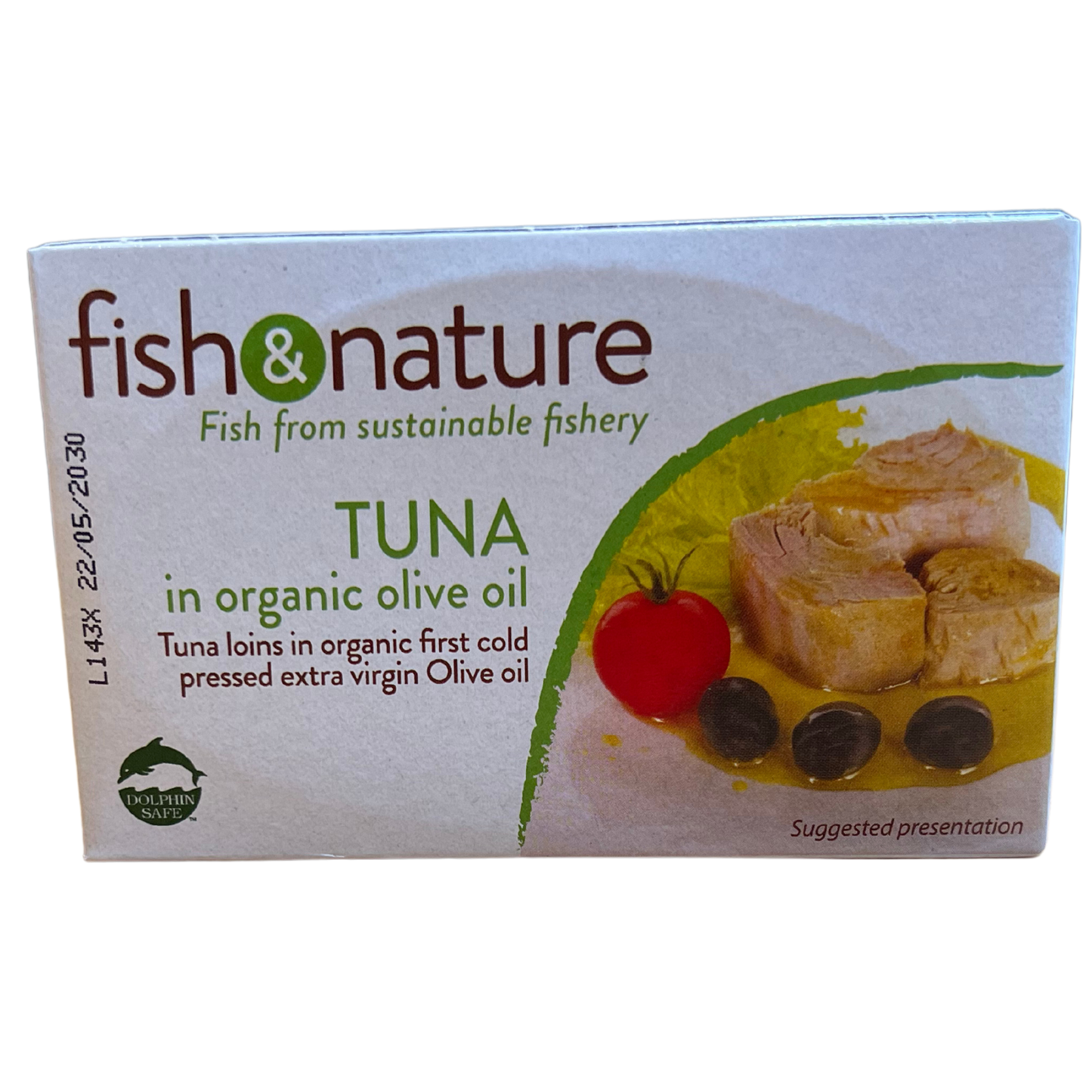 120g Skipjack Tuna loins in Organic Olive Oil - Fish & Nature