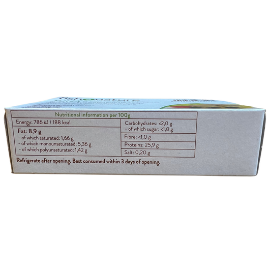 120g Skipjack Tuna loins in Organic Olive Oil - Fish & Nature