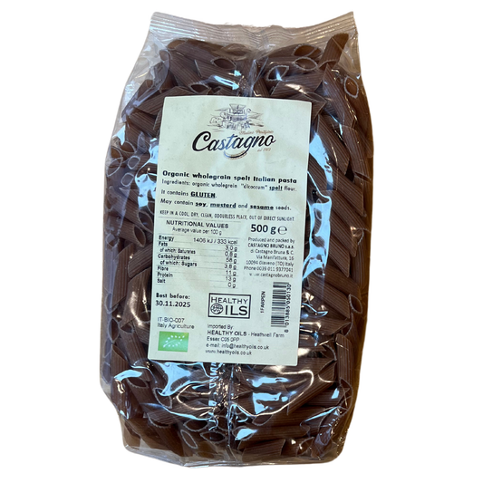 500g organic whole grain spelt pasta penne