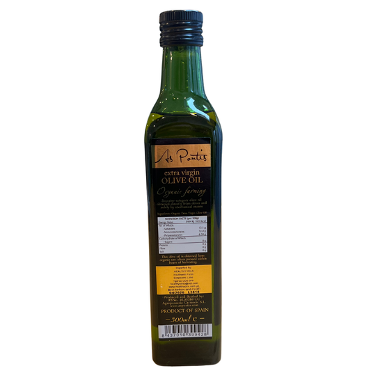 1/2 Litre Spanish organic olive oil - Aspontis