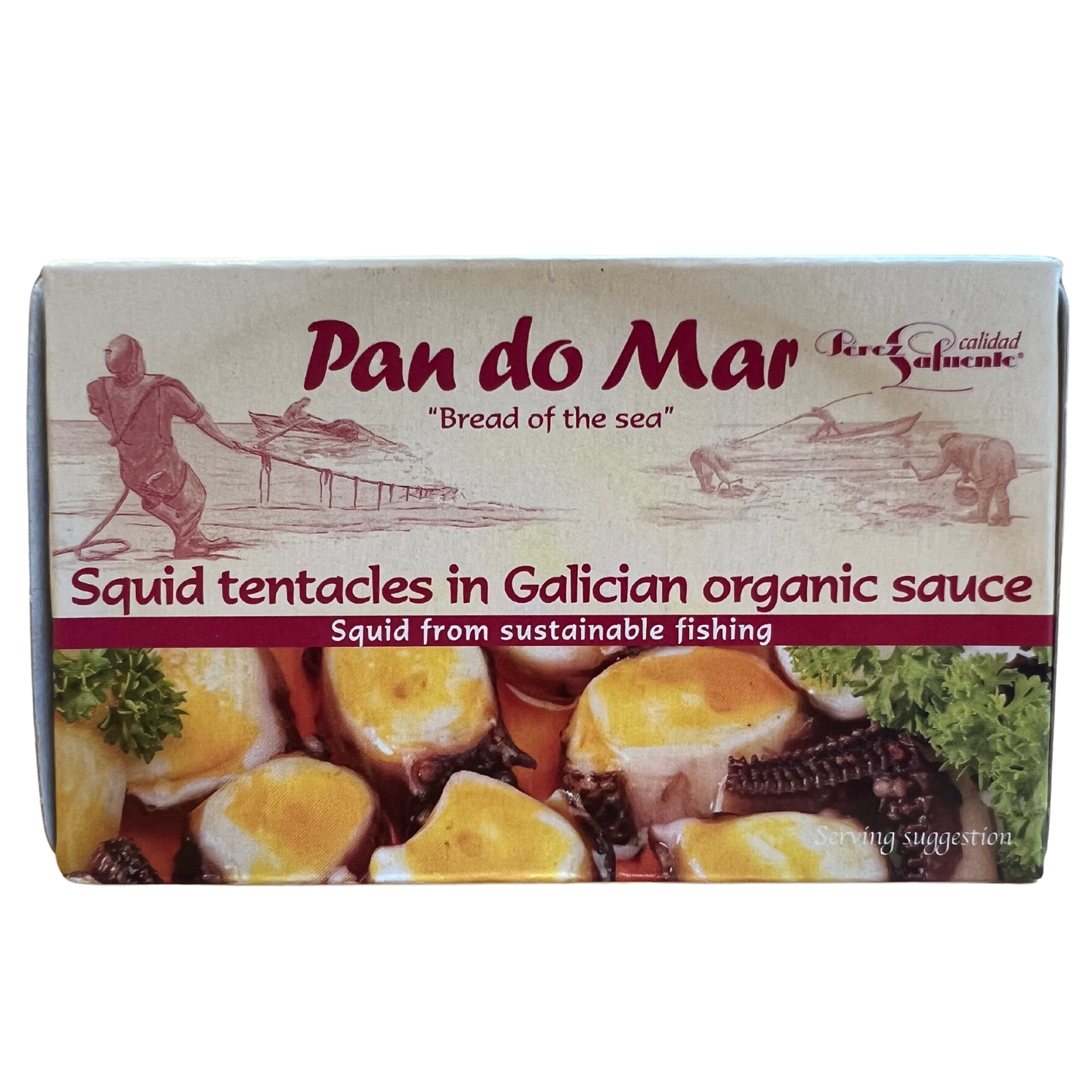 120g Squid in Organic Galician sauce - Pan Do Mar