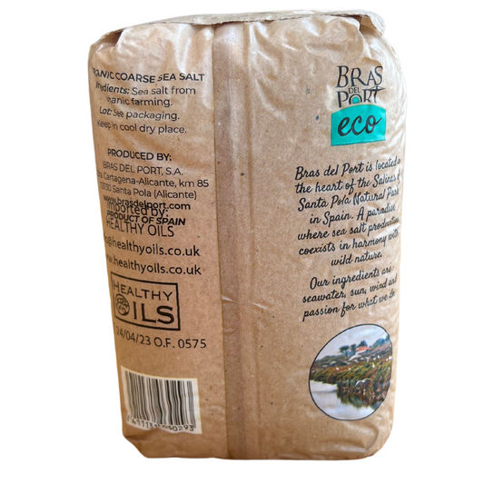 1Kg Organic coarse sea salt - BRAS DEL PORT
