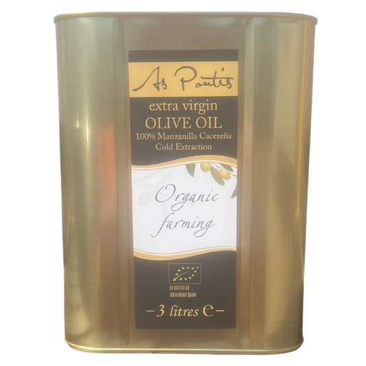3 Litre Spanish organic olive oil - Aspontis
